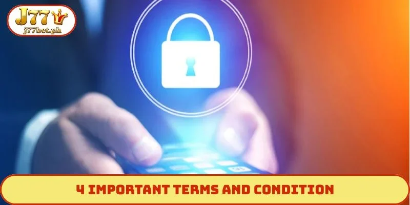 4 Important Terms and condition