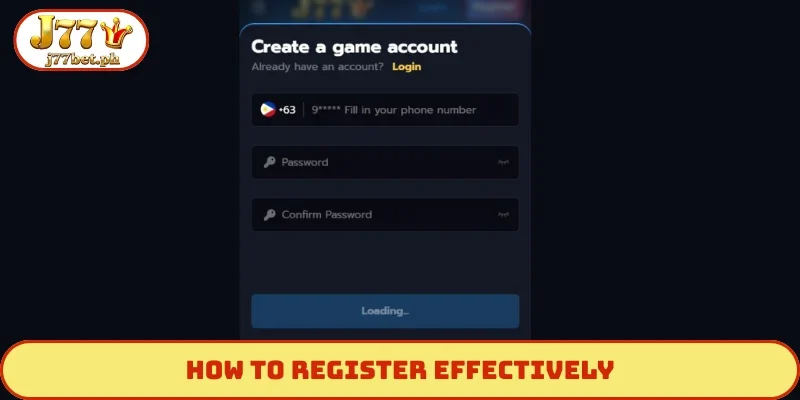 How to register effectively